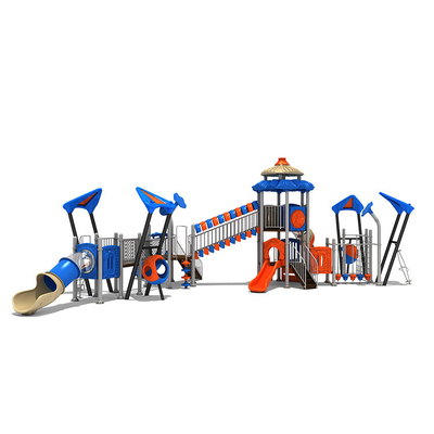Colorful Commercial Playground Slides PVC Outdoor Children Garden Backyard