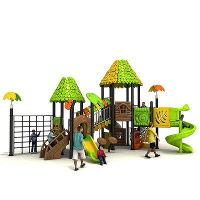 Customized LLDPE Kids Playground Plastic Slides 19039 For Outdoor
