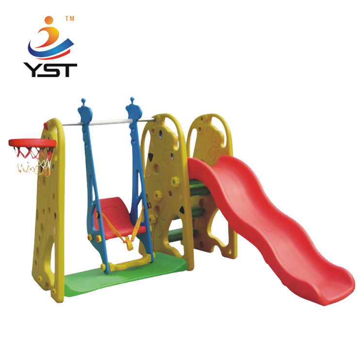 LDPE Kids Swing Slide , Toddler Swing And Slide Set Easy Installation